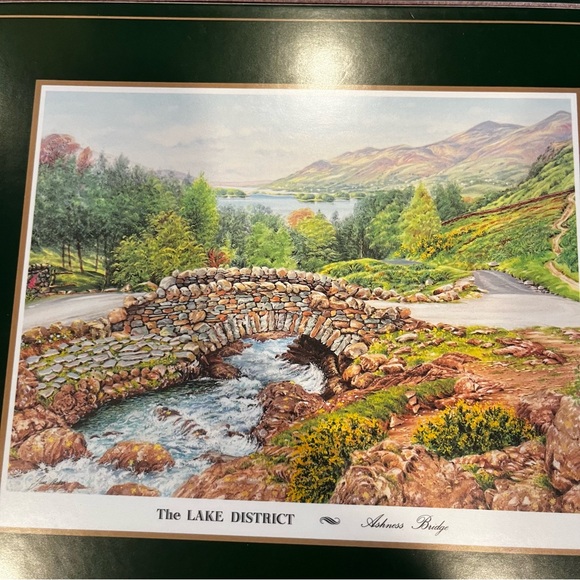 Pimpernel Cork Placemats The Lakes 12”x9” Set of Six - Picture 3 of 10